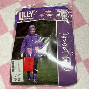 Milly of New York Vibrant Purple Kids' Rain Jacket